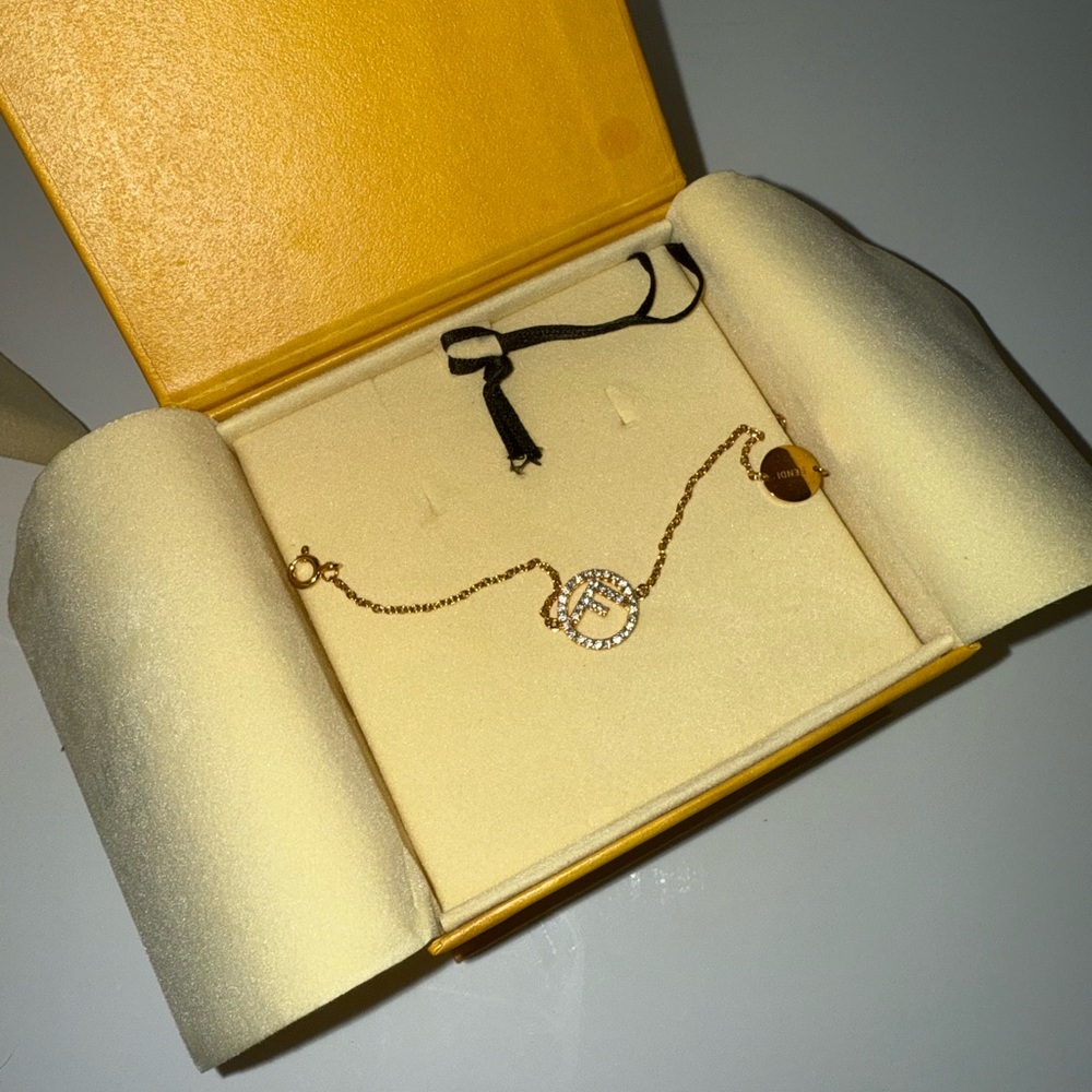 Fendi Gold Bracelet with Exquisite Design